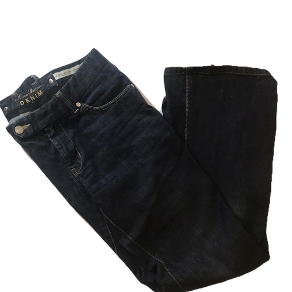 Karen Millen Denim - “KAREN MILLEN” Designer Dark Wash Ladies Jeans.